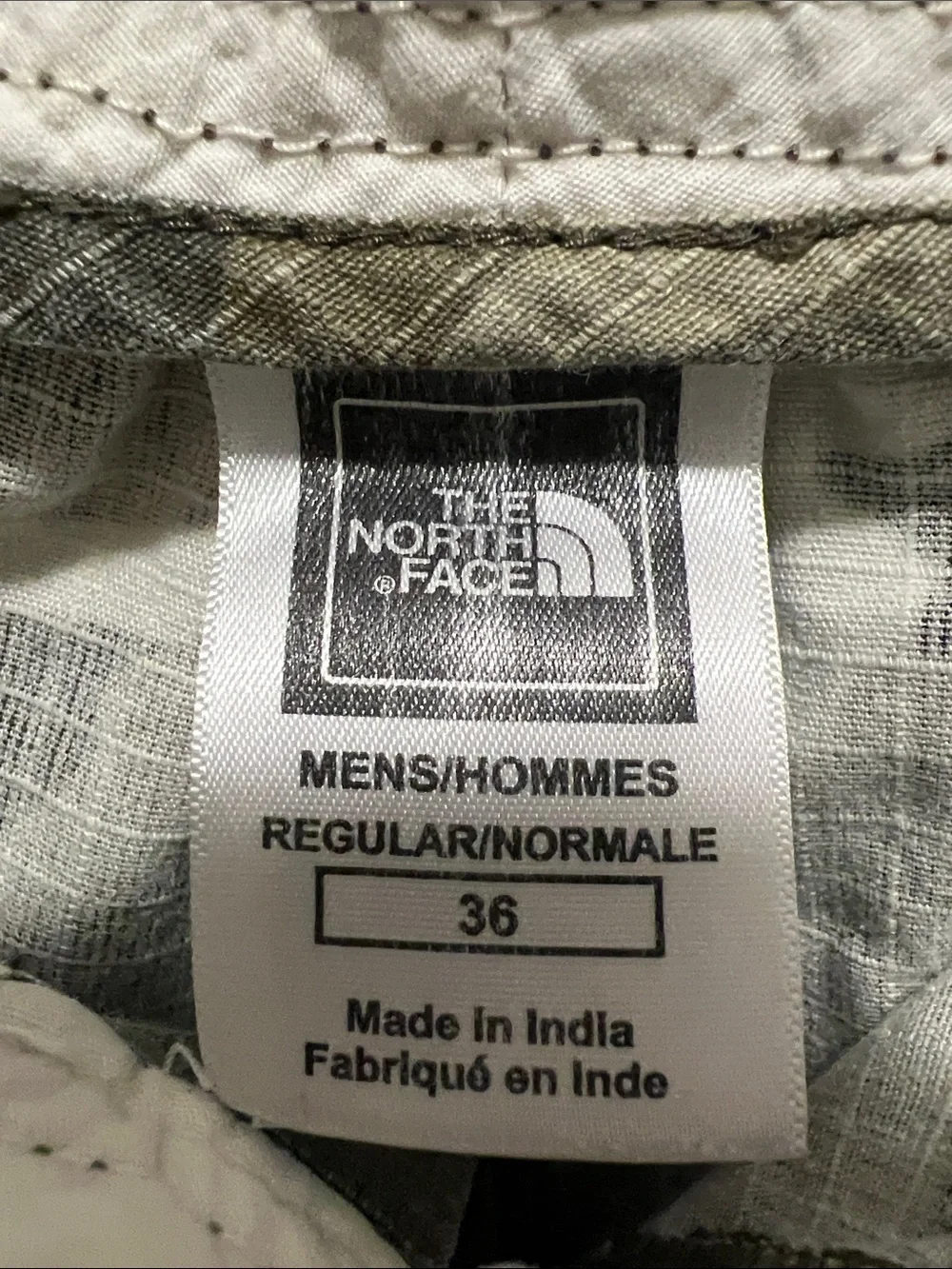 The North Face Men's Camouflage Cargo Shorts — Olive & White